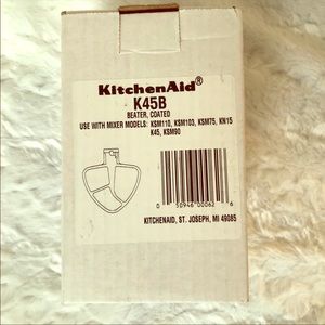 🆕 🎉NWOT🎉 KitchenAid K45B White Flat Beater